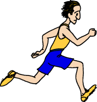 Running Cartoon Clipart
