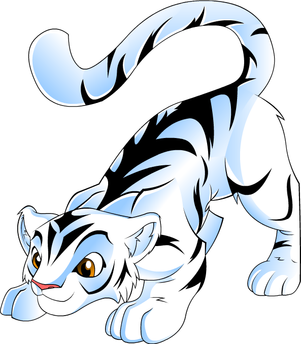 white tiger clipart - photo #17