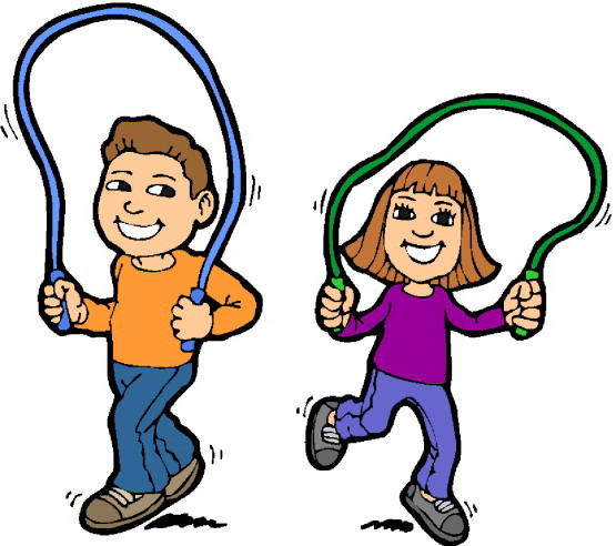 Clipart images of children playing