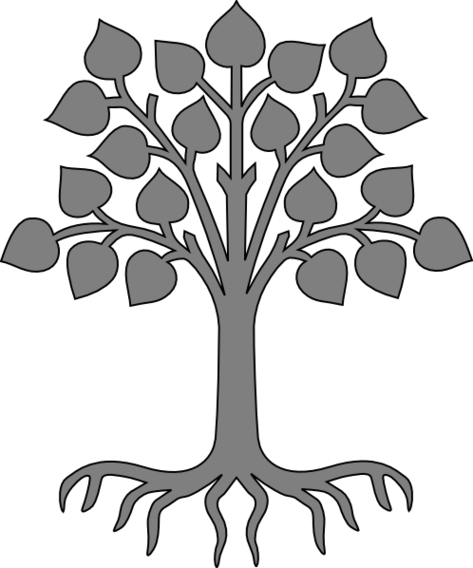 Oak Tree Silhouette With Roots Clipart Panda Free Images Clipart ...