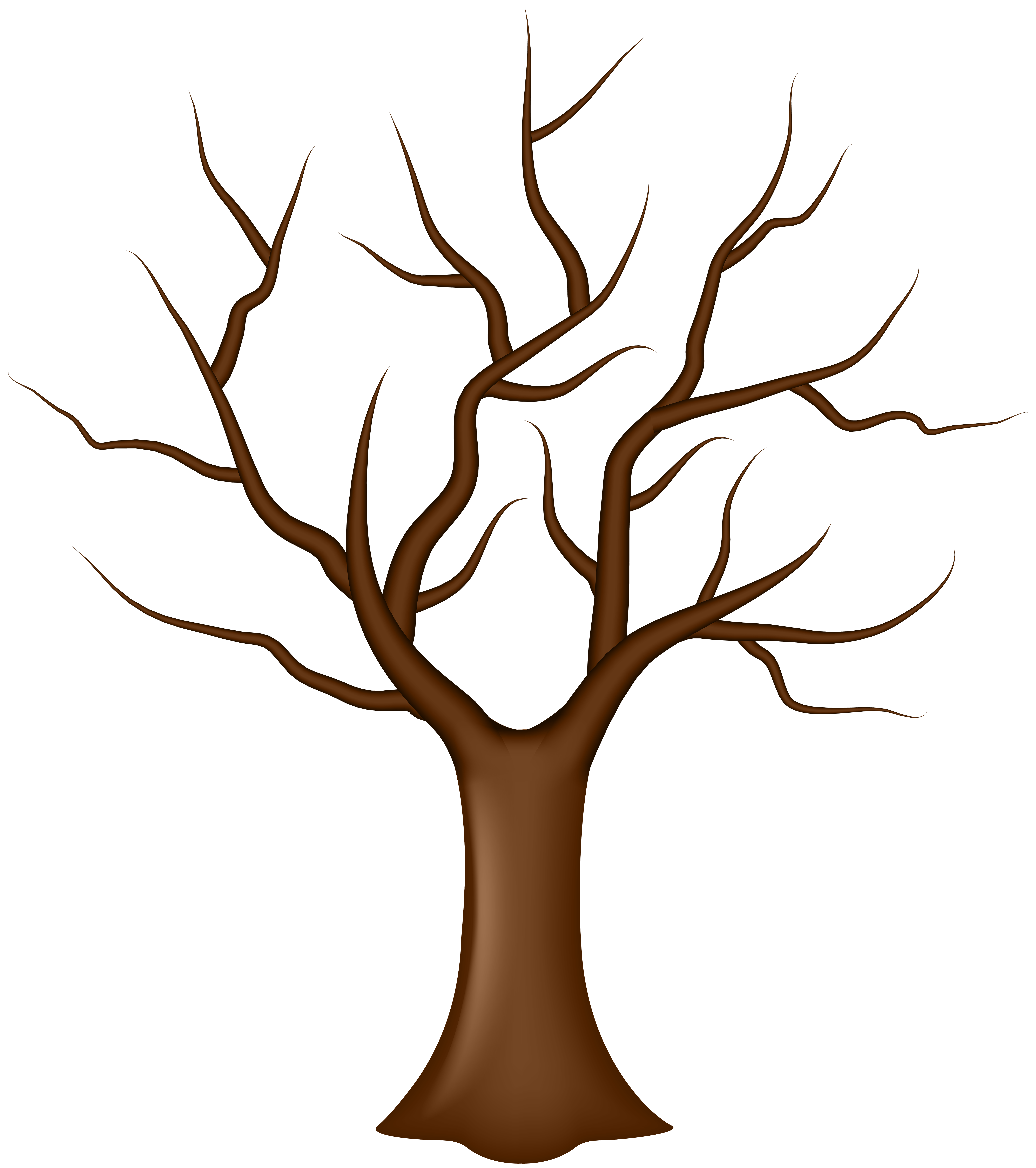 Tree without Leaves PNG Clip Art