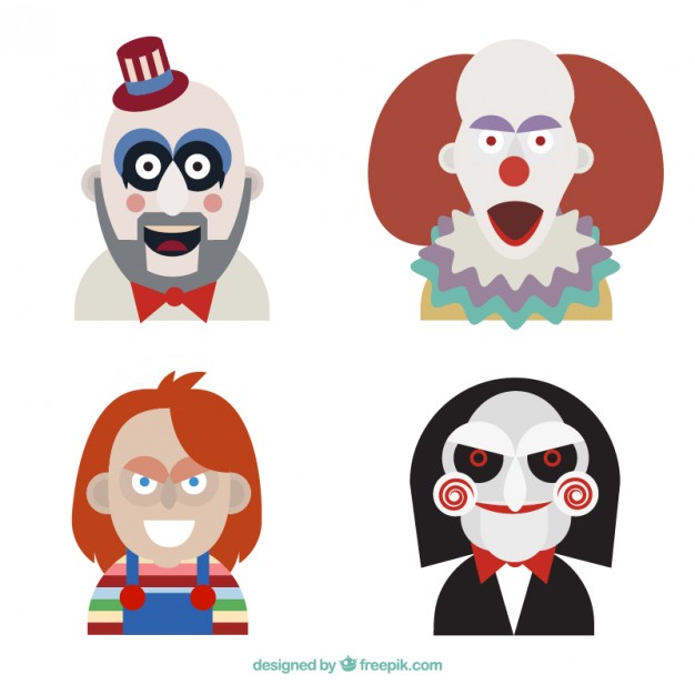 Horror film characters Vector | Free Download