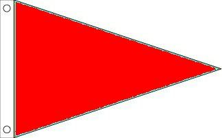 5' x 8' Blank Nylon Pennants from Parker Flags and Pennants Inc ...