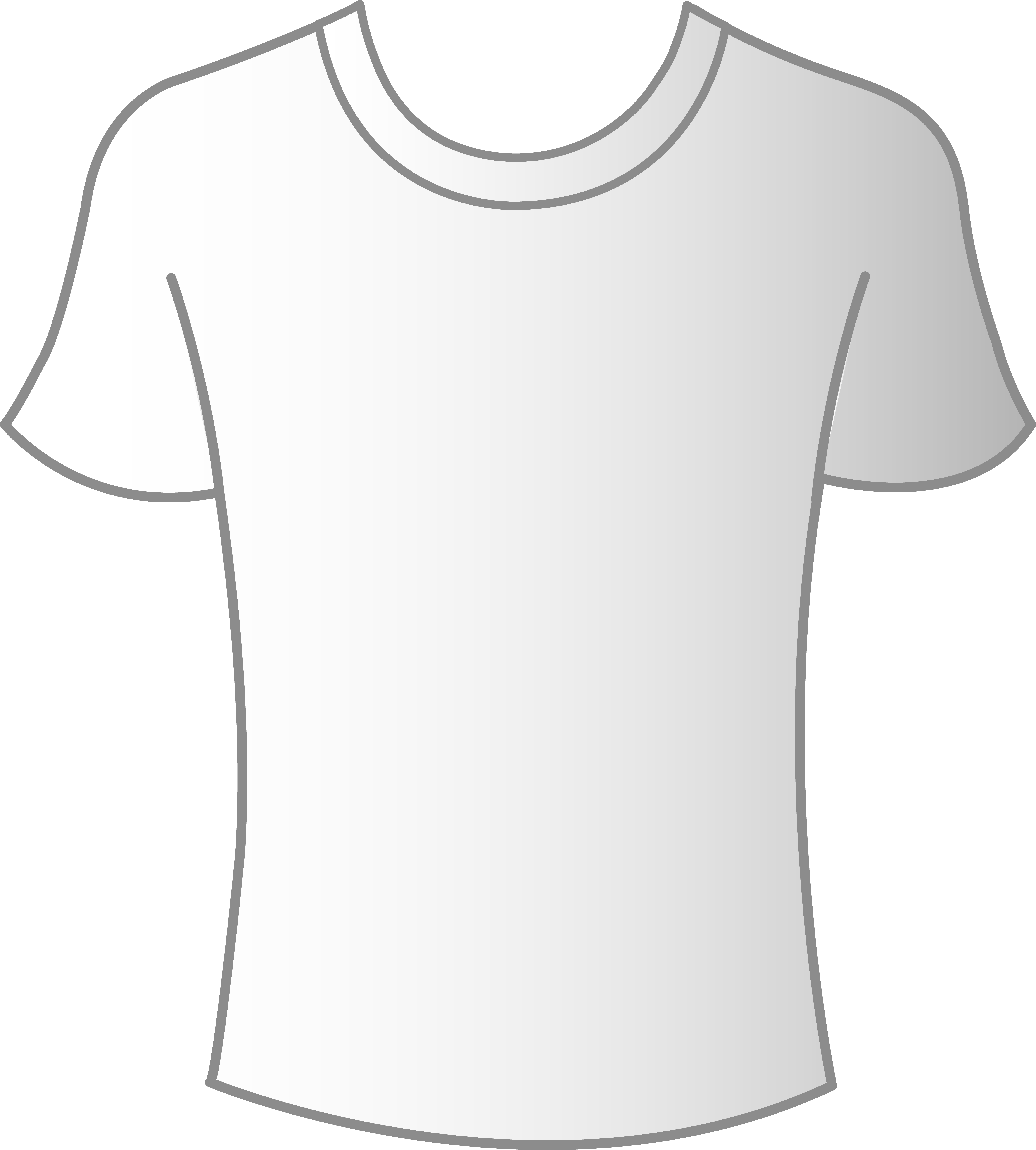 Plain White T Shirt To Draw On - ClipArt Best