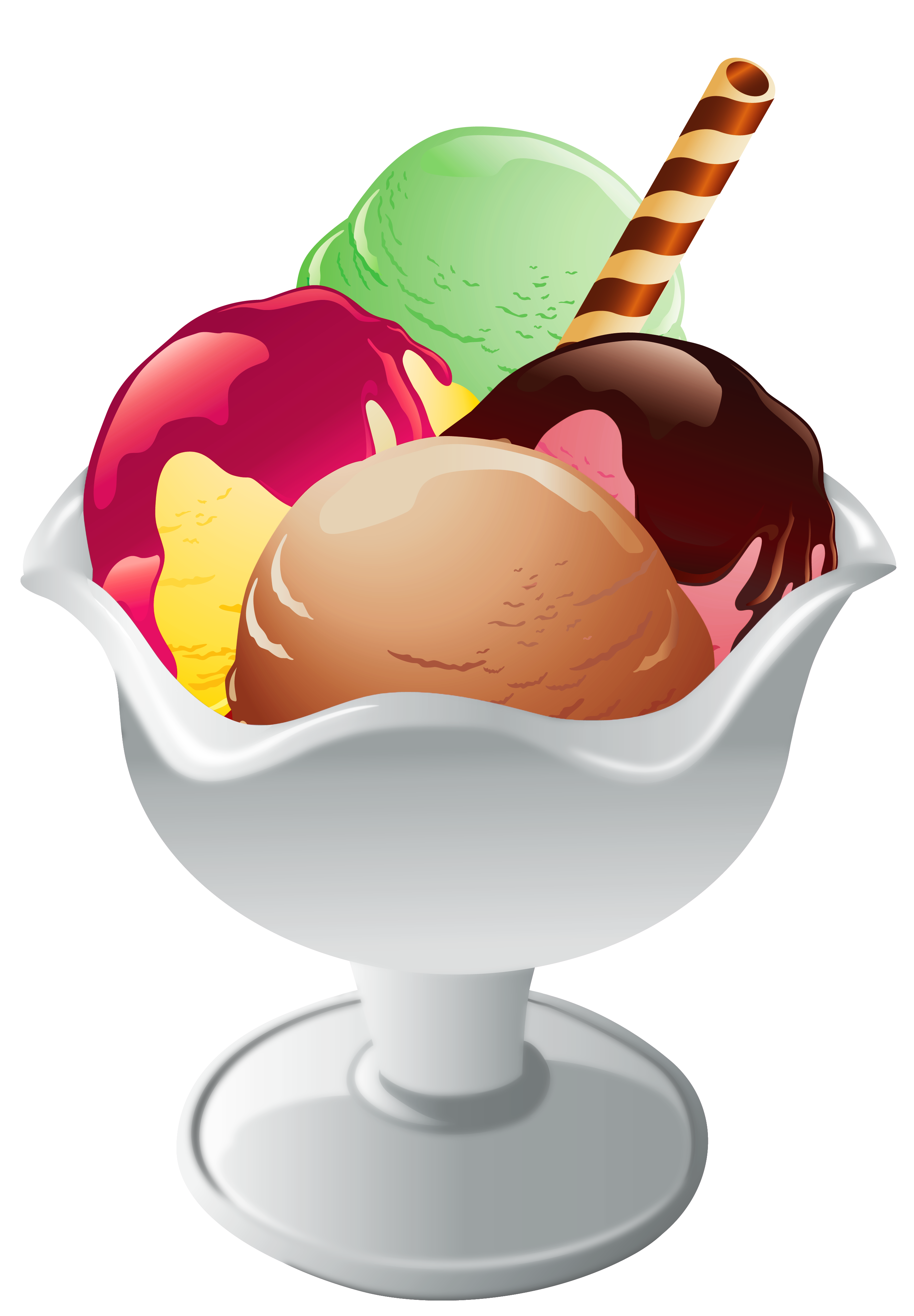 clipart of ice cream sundae - photo #8