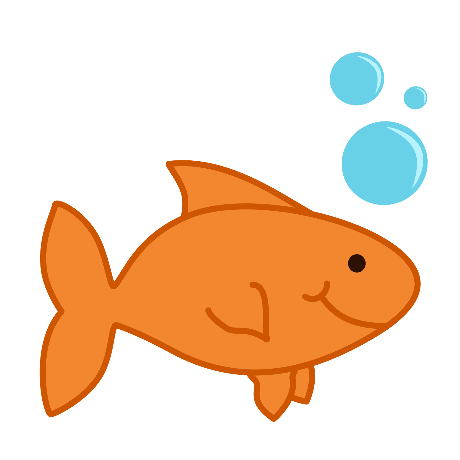 Orange Fish Clip Art – Clipart Free Download