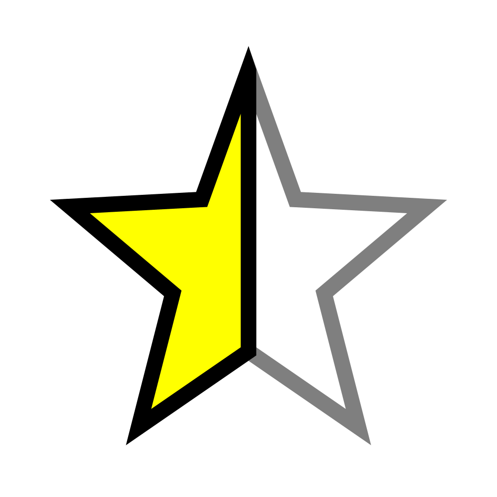 File:Half Star Yellow.svg