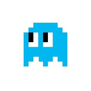 BLUE PACMAN GHOST - Polyvore