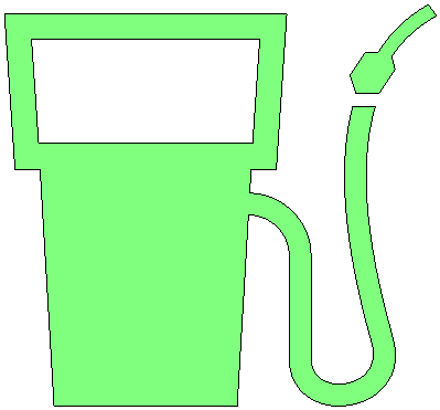 Gas station clipart free