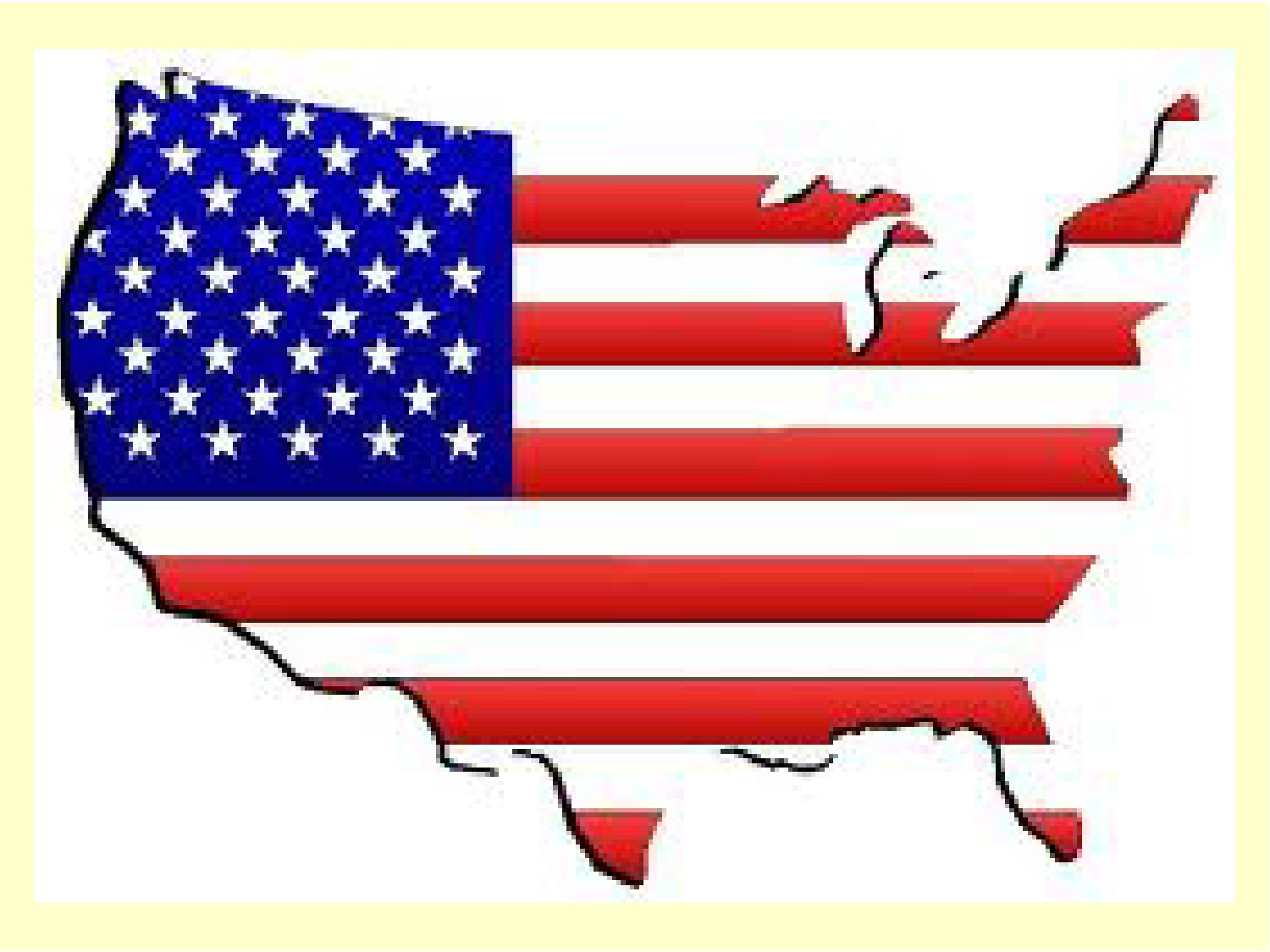 Clipart of united states map