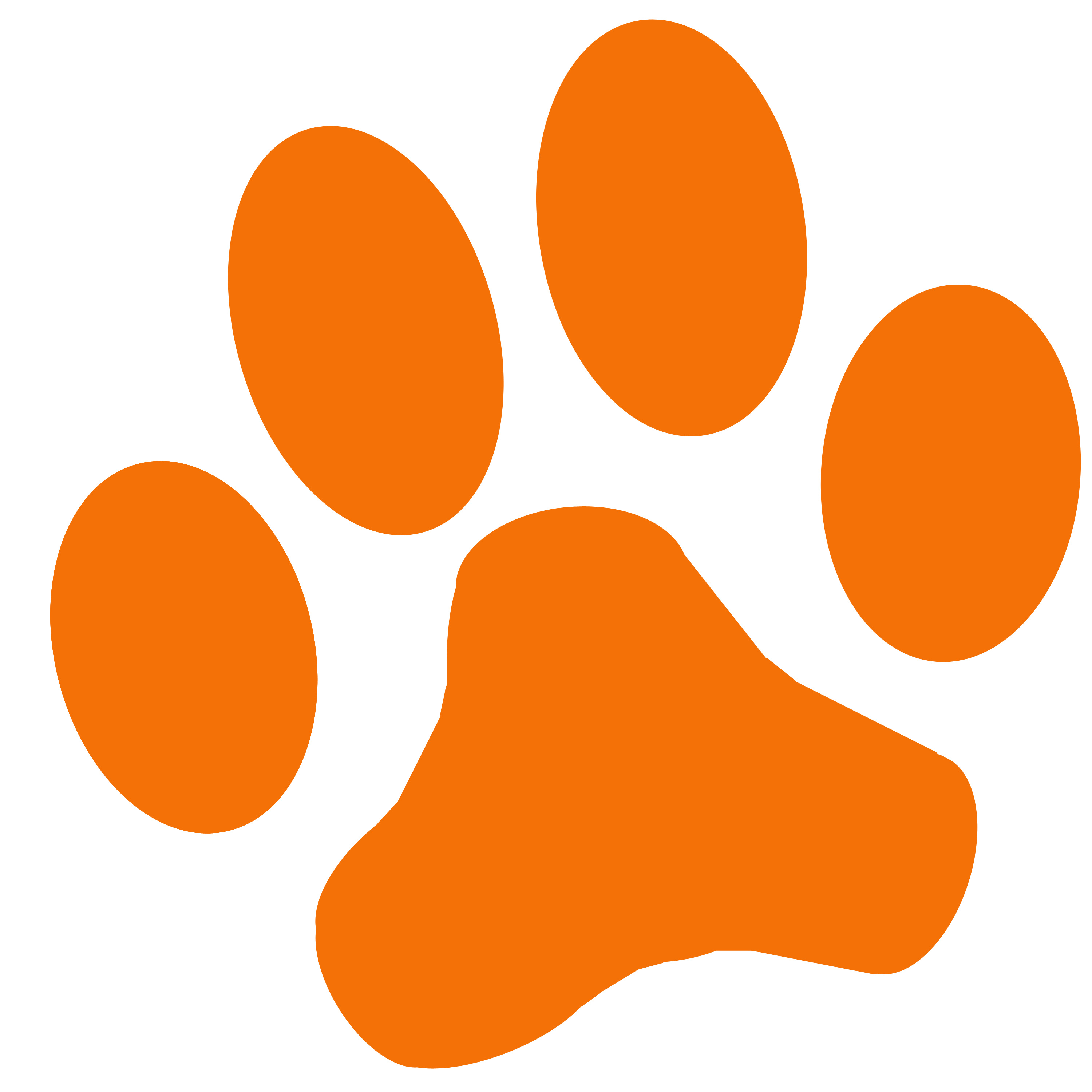 Best Photos of Tiger Paw Print Clip Art - Cartoon Tiger Paw Print ...