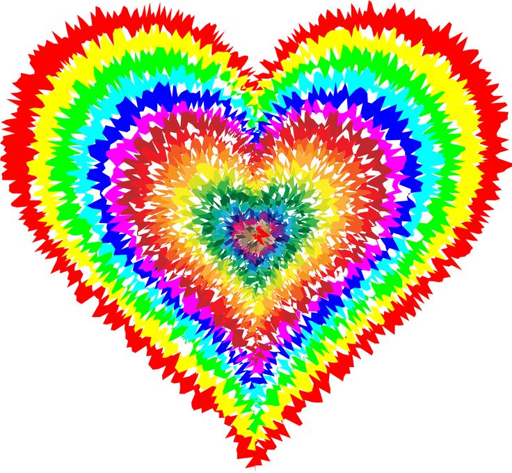 Heart, Tie dye heart and Dyes