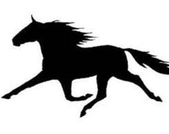 Racing horse clip art