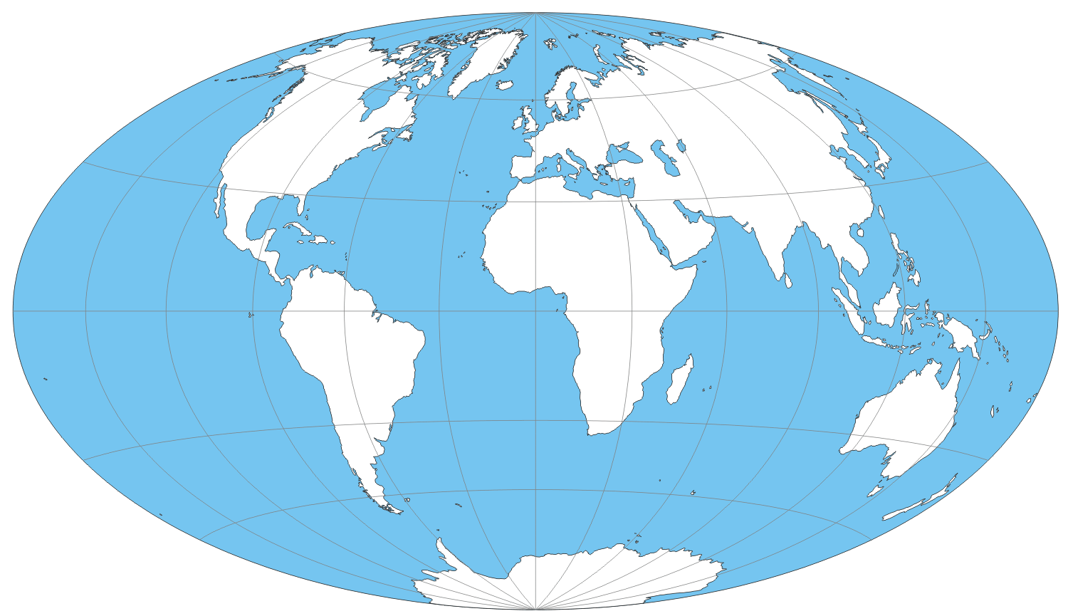 World Map Outline Vector - ClipArt Best