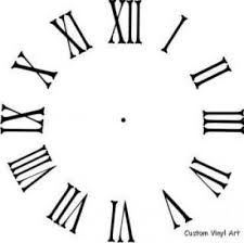 Clock faces, Roman numerals and Roman