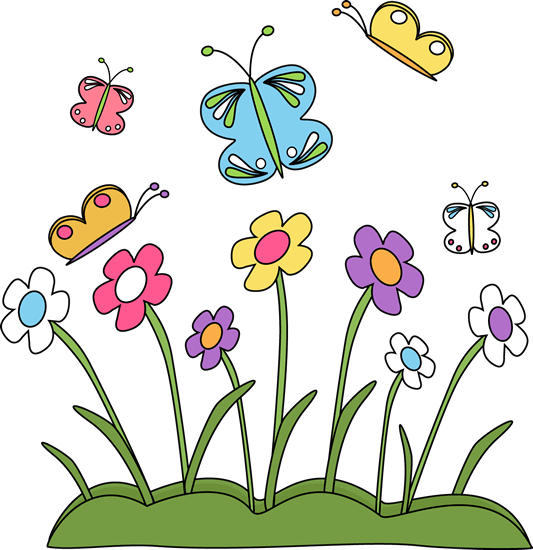 Spring Flowers Clip Art Free - Tumundografico