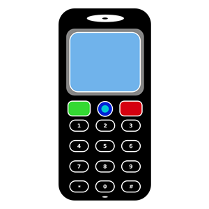 Free cell phone clipart