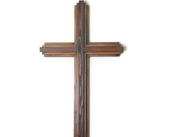 Large wooden cross | Etsy