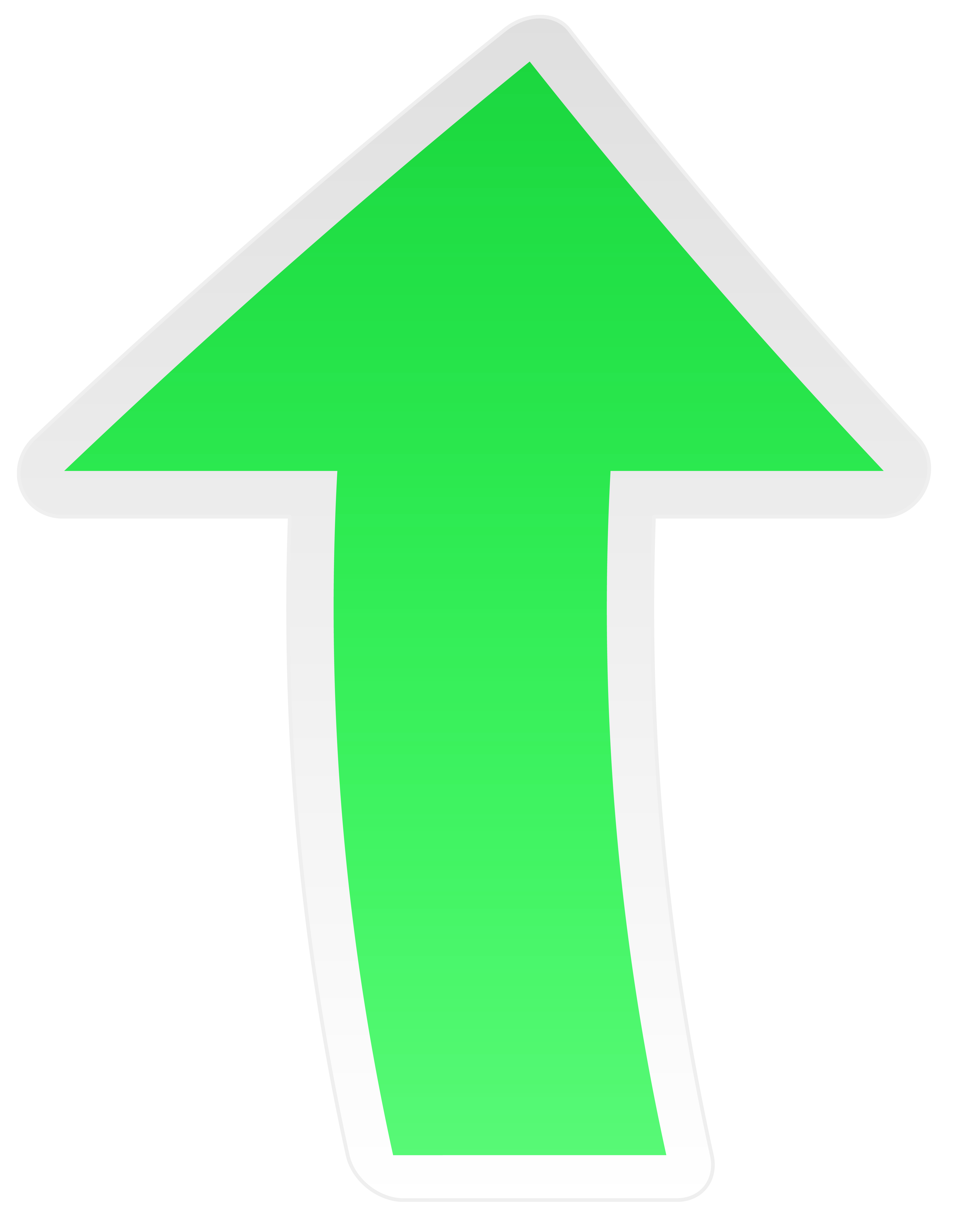 Green Arrow Up Transparent PNG Clip Art Image