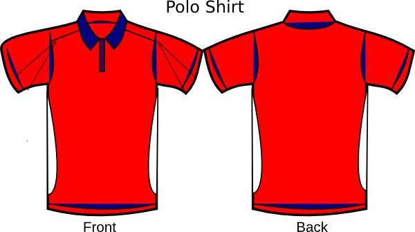 Polo Template 5s Lubetech Shirt Clip Art - vector ...