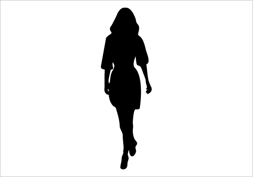 1000+ images about WOMAN SILHOUETTE