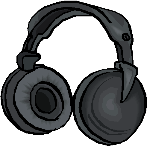 Headphones Clip Art - Tumundografico