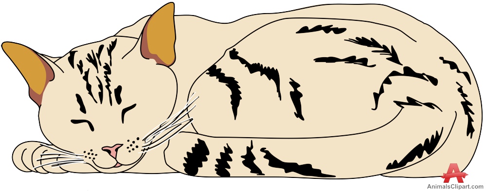 free clip art sleeping cat - photo #13