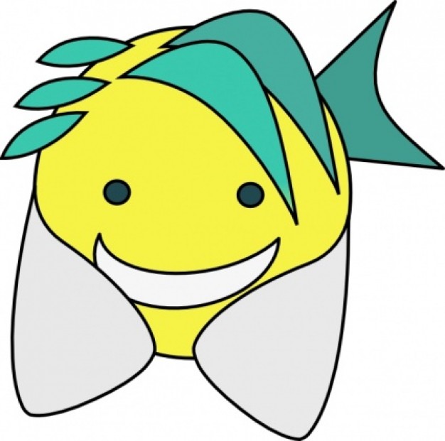 Fish cartoon clip art | Download free Vector