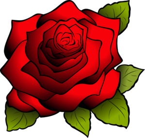 Free red rose clipart png