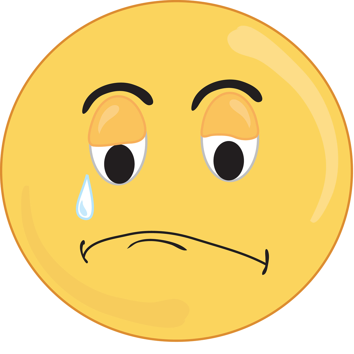 Crying Sad Face Clipart Best