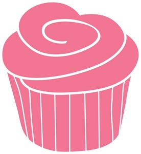 Cupcake clipart silhouette
