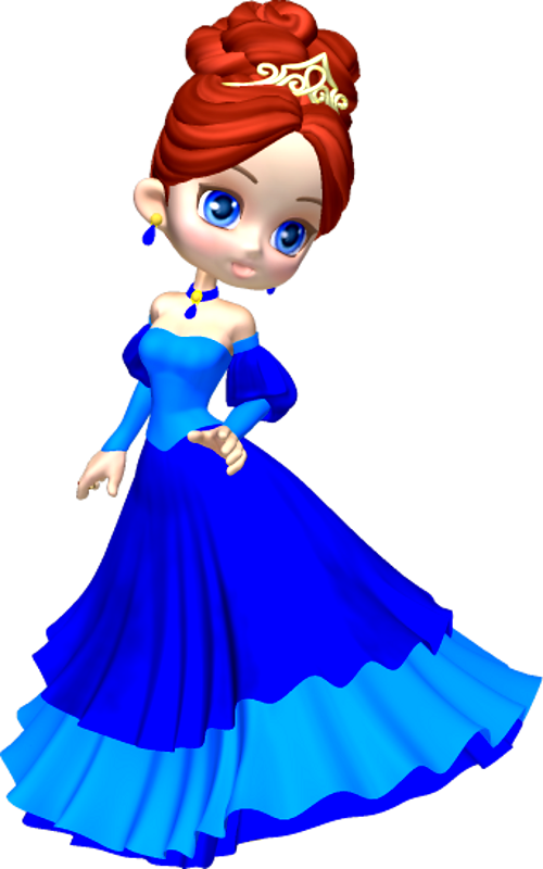 Princess in Blue Poser PNG Clipart (11) by clipartcotttage on ...