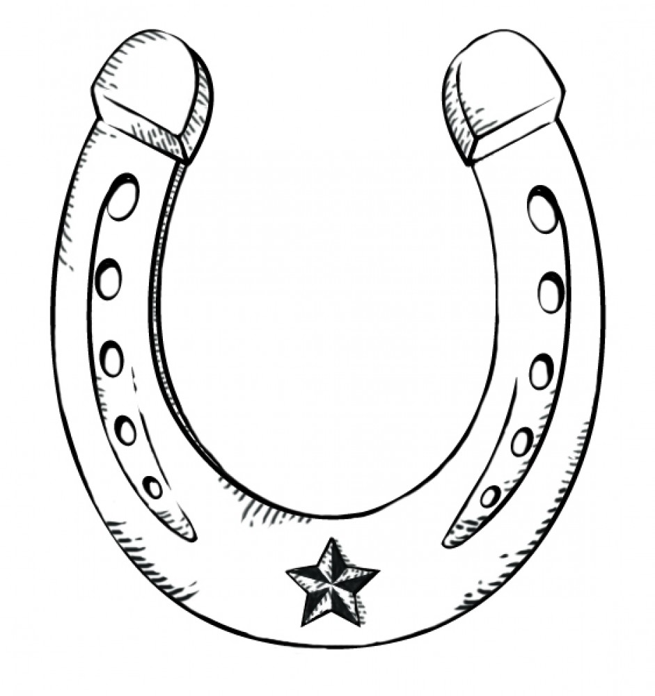 Drawings Of Horseshoes