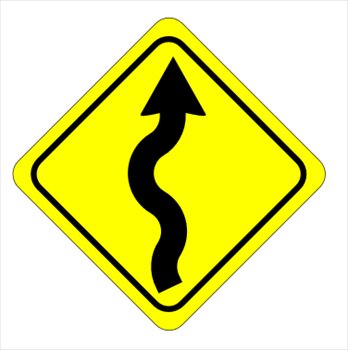 Road sign clip art
