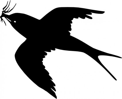 Flying birds silhouette Free vector for free download (about 12 ...