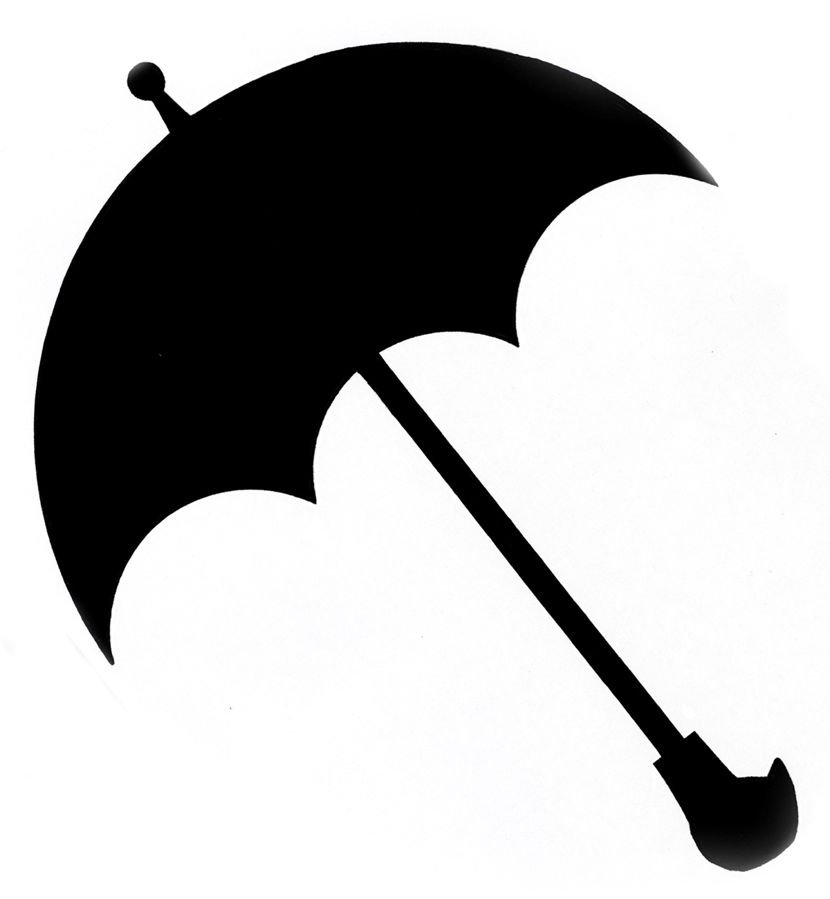 umbrella silhouette clip art - photo #3