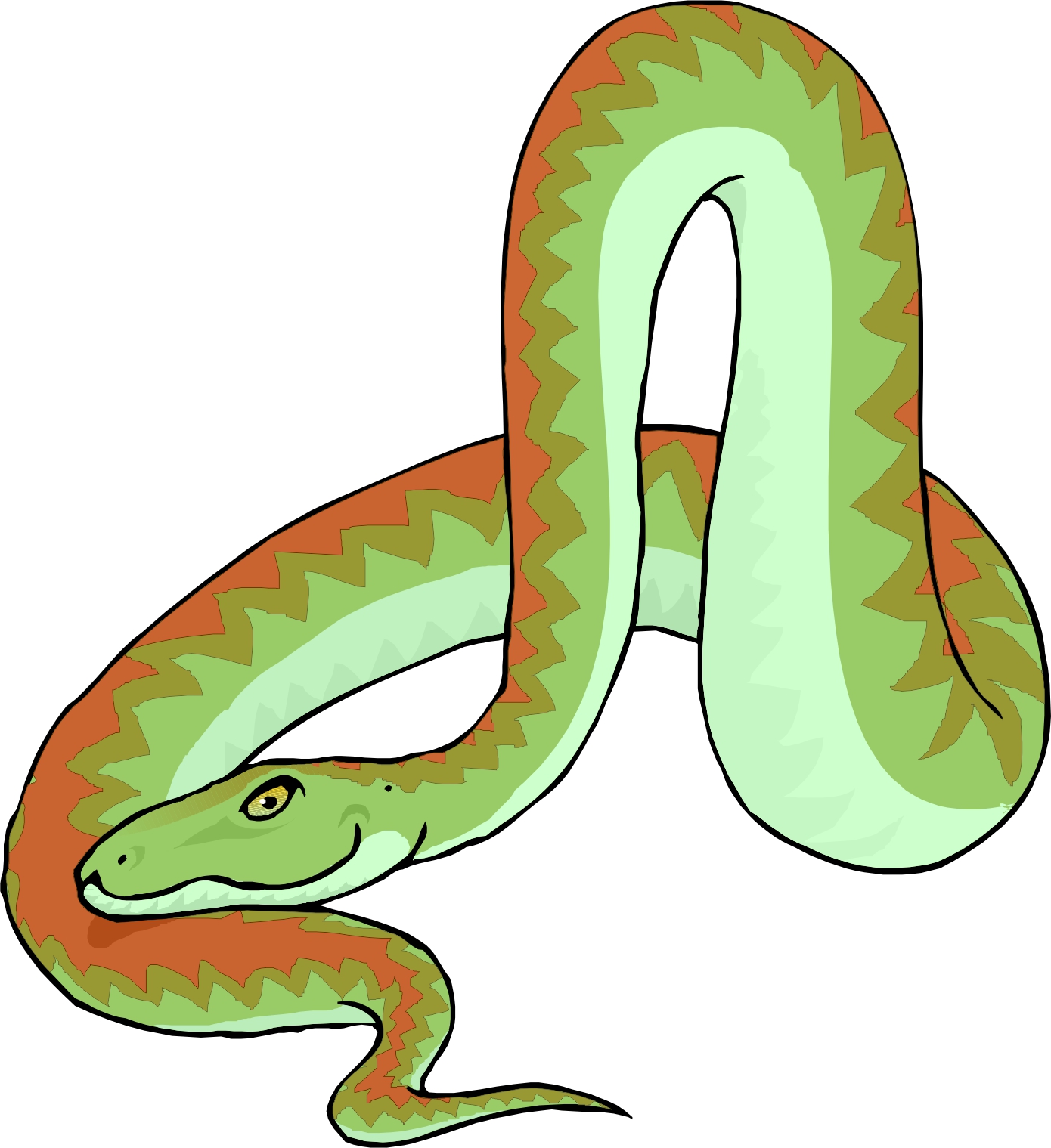 clipart cartoon snake - photo #36