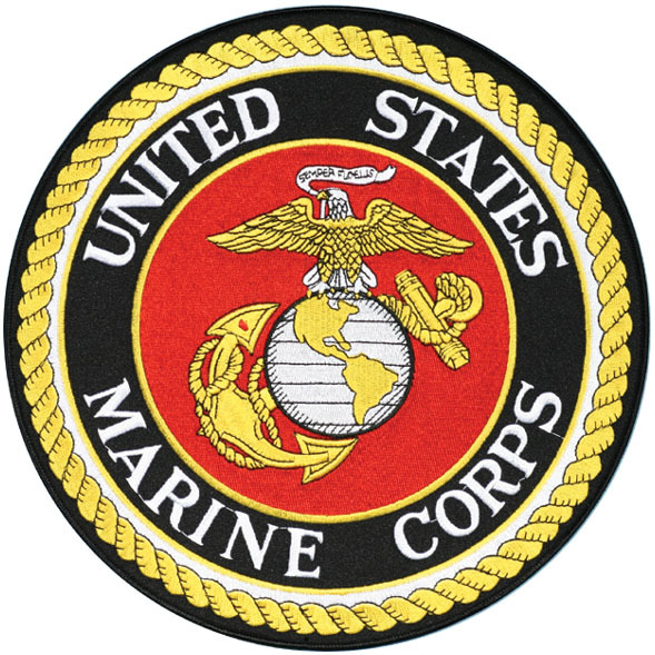 Marine Corps Logo Patch - 12" #9046 | Patches | Military Pride Online