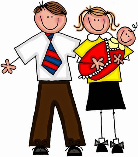 Mom and dad clipart
