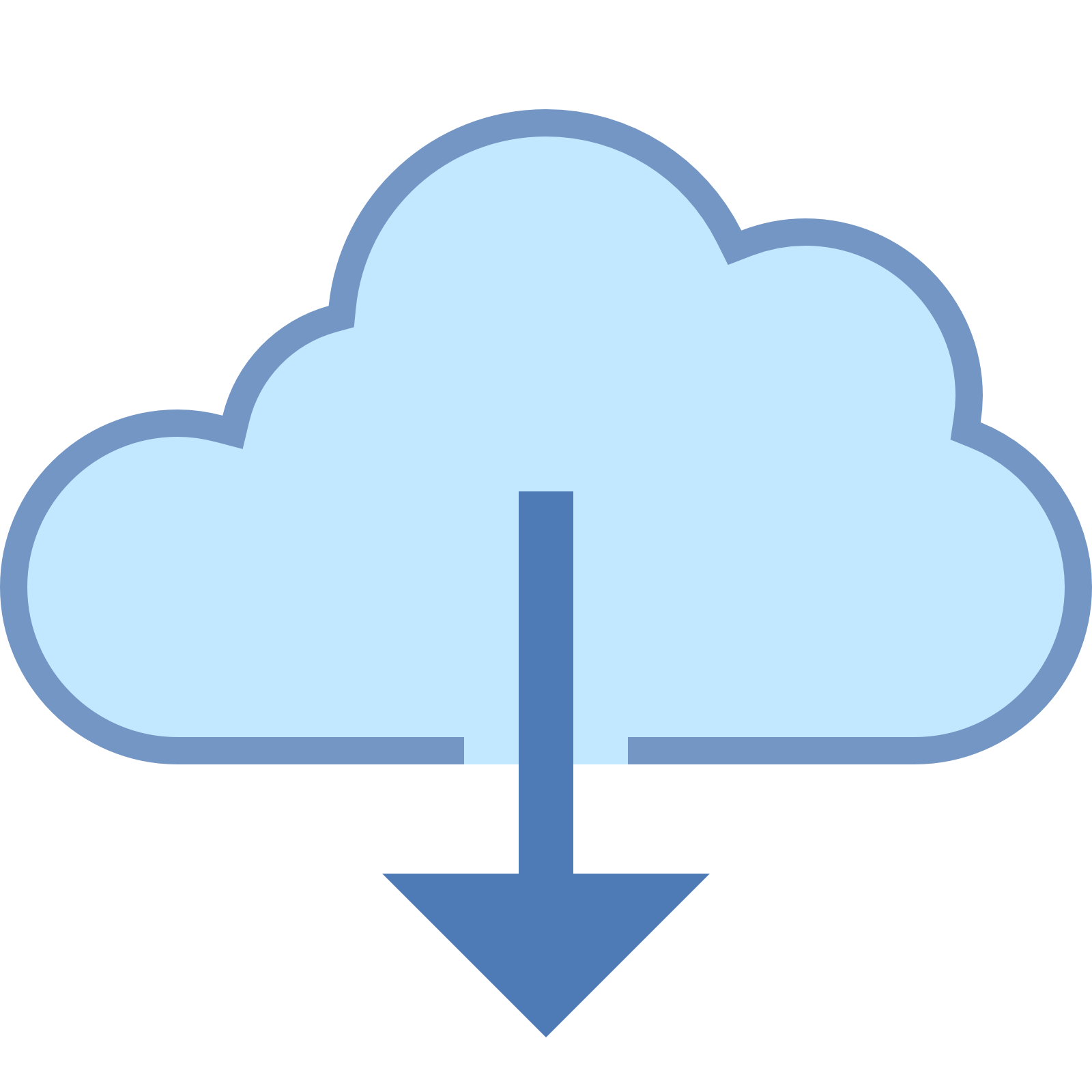 Download from the Cloud Icon - Free Download at Icons8