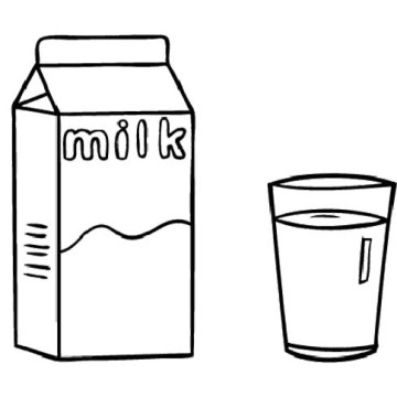 Colouring Pictures Of Milk - ClipArt Best