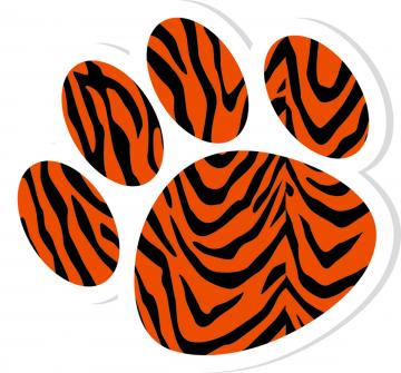 Clipart tiger paw
