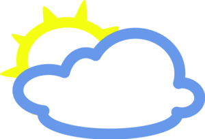 simple weather symbols 3 - vector Clip Art