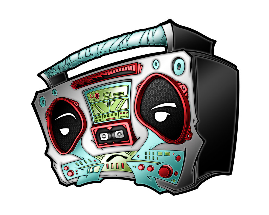 Boombox Drawing - ClipArt Best