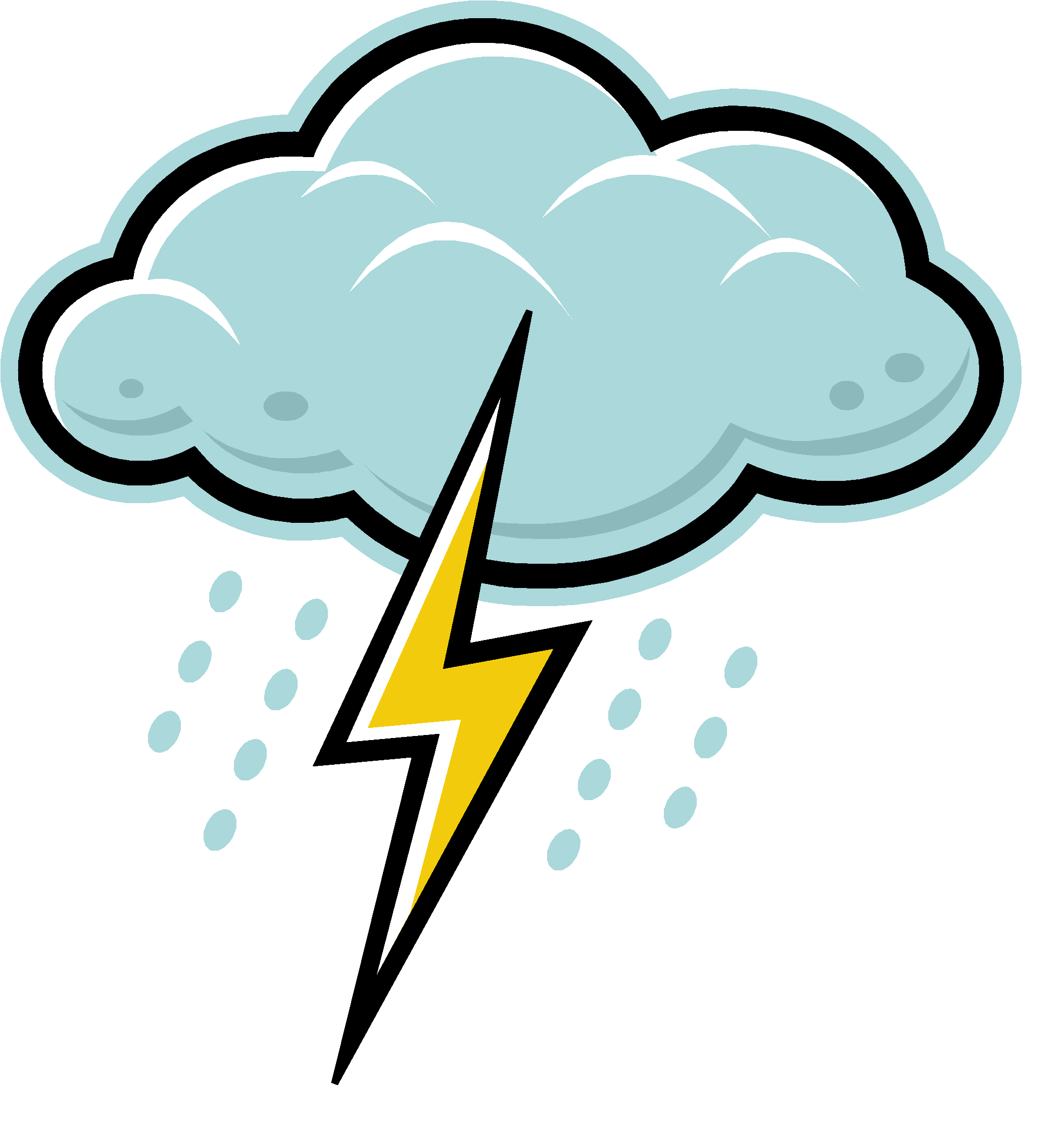 Thunderstorm Cartoon - ClipArt Best