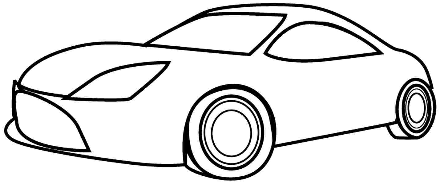 Printable 26 Simple Car Coloring Pages 6003 - Simple Car Coloring ...