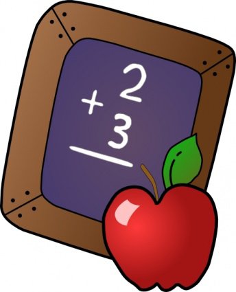 Math clipart kids addition