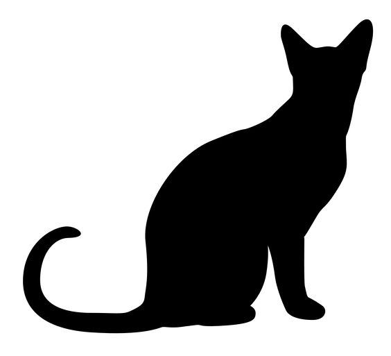 Vector clipart, Cats and Silhouette