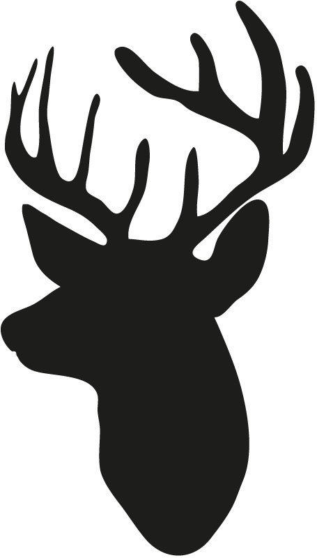 Tribal Deer Head | Free Download Clip Art | Free Clip Art | on ...