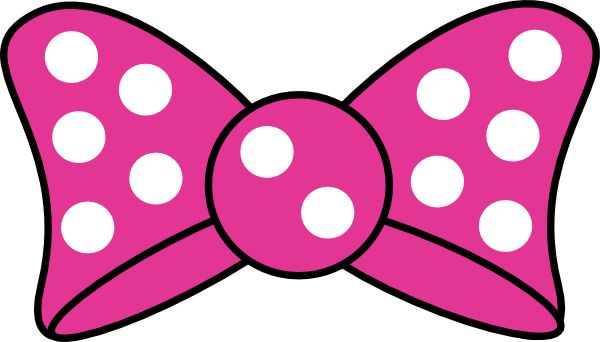 Pink Bow With Clear Background Clipart